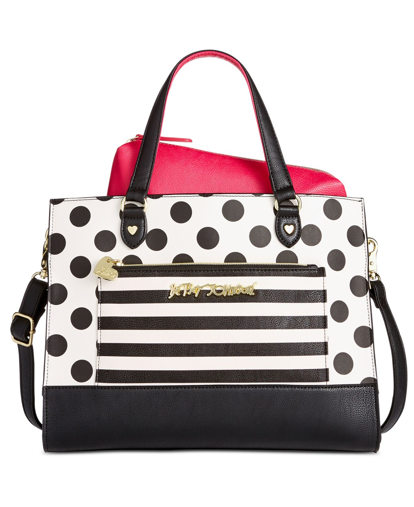 Betsey Johnson bags. Betsey Johnson 8.5 Inch Zipper Cosmetic Pouch