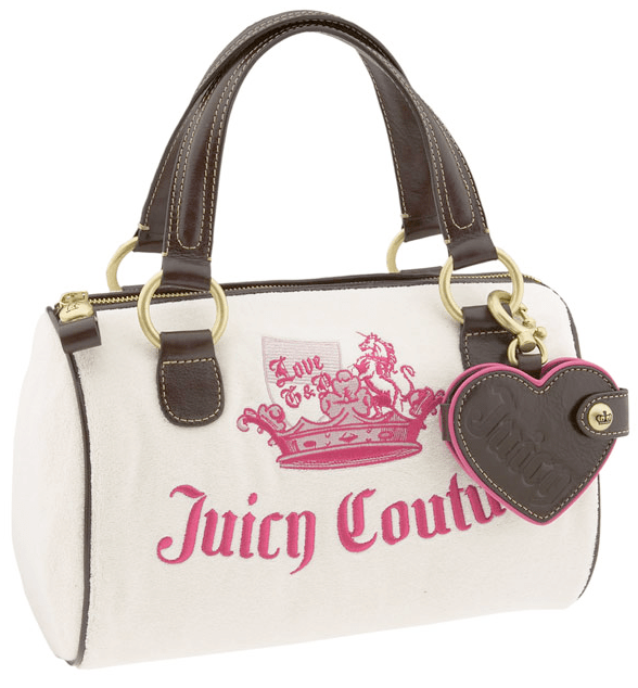 Juicy Couture bags. Y2K Women Vintage Retro Chic Embroidery Velvet