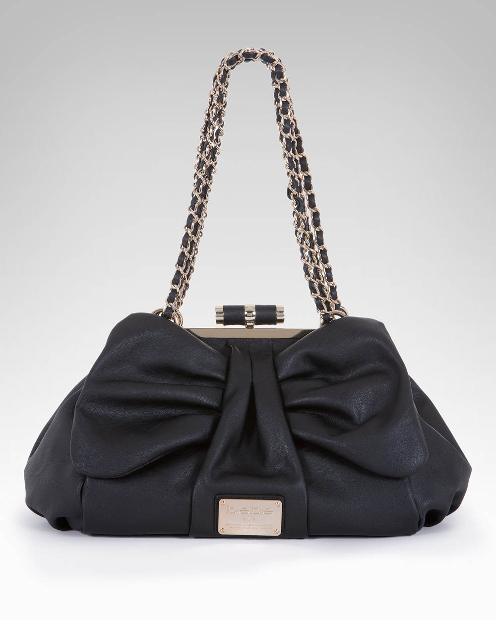 bebe bags. BEBE Women's ELLISA, Black Croc, One Size.