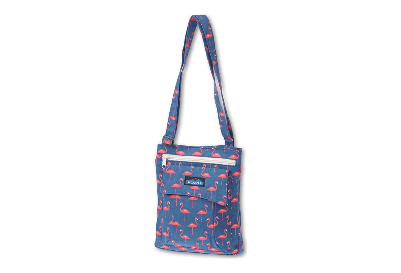 Kavu Flamingo Bag. KAVU Original Rope Sling Bag with Adjustable Rope Shoulder Strap Flamingo.