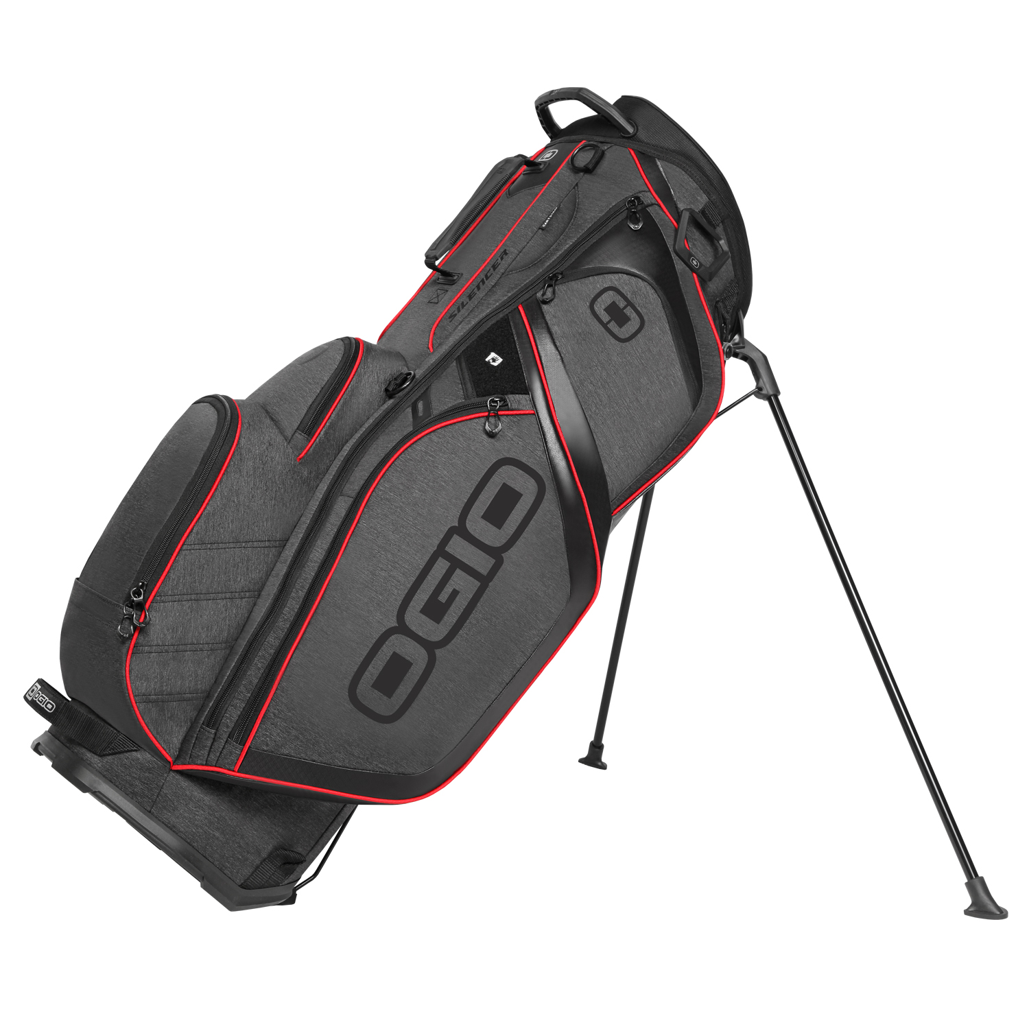 Ogio Silencer Golf Bag. OGIO Golf Silencer Cart Bag (Black Sport).