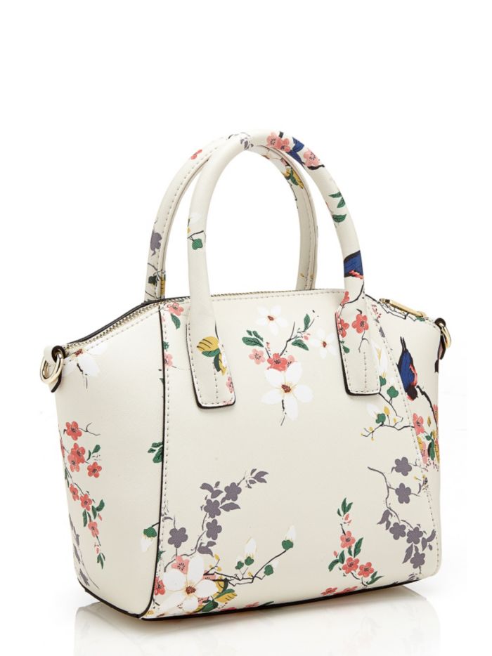 Guess Flower Bag. Guess Logo Satchel Bag Handbag.