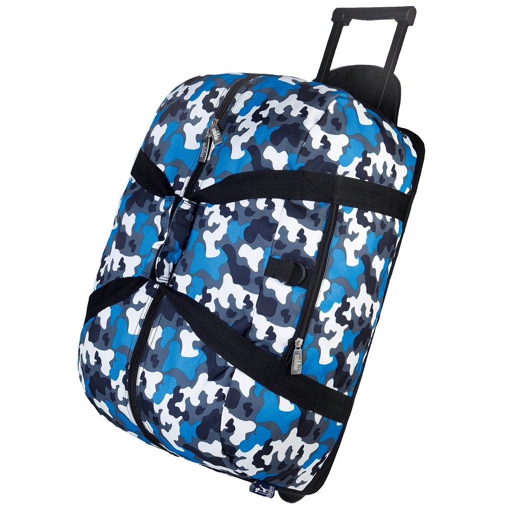 Blue Camo Bag. mezhsa Kids Overnight Duffle Bag Girls Boys Sports Gym