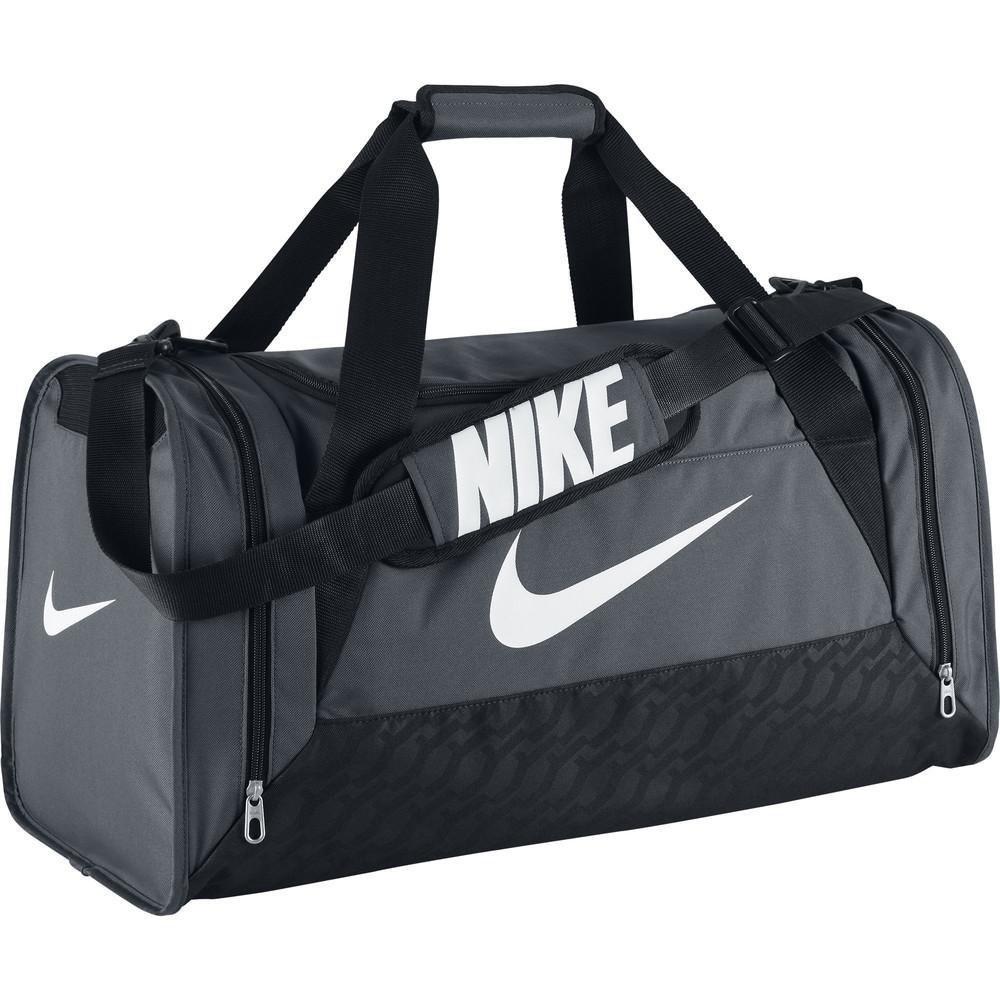 Gym Nike Bag. NIKE Brasilia Small Duffel 9.0, Black/Black/White.
