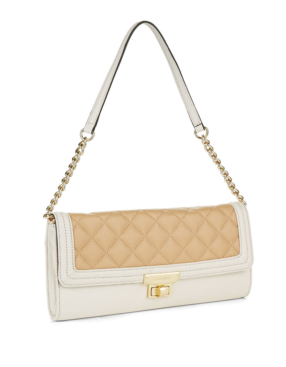 Calvin Klein Clutch Bag. Calvin Klein Saffiano Wristlet.