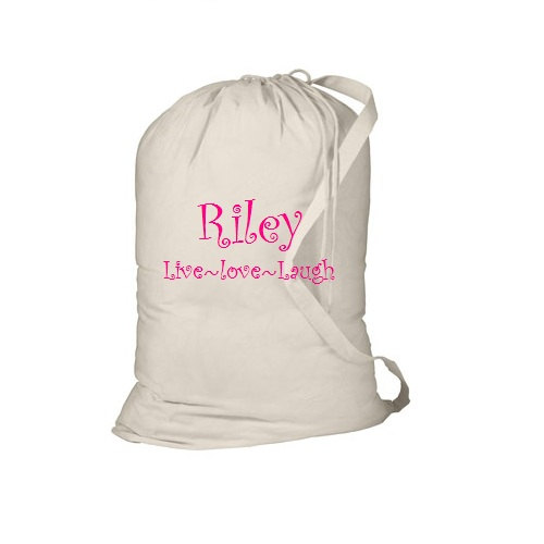 Personalized Laundry Bags. Personalized Nylon Laundry Bag Locking