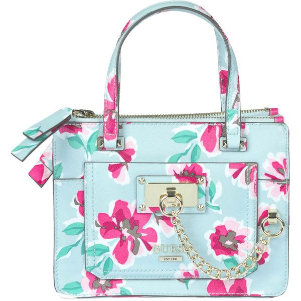 Guess Floral Purse. GUESS Huntley Floral Small Cali Satchel, Multi.