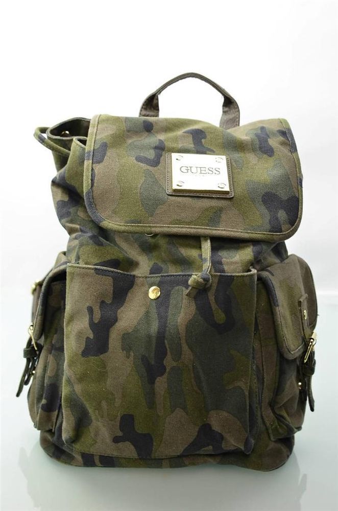 Guess Backpack Purse. GUESS Manhattan Backpack, Coal Logo.