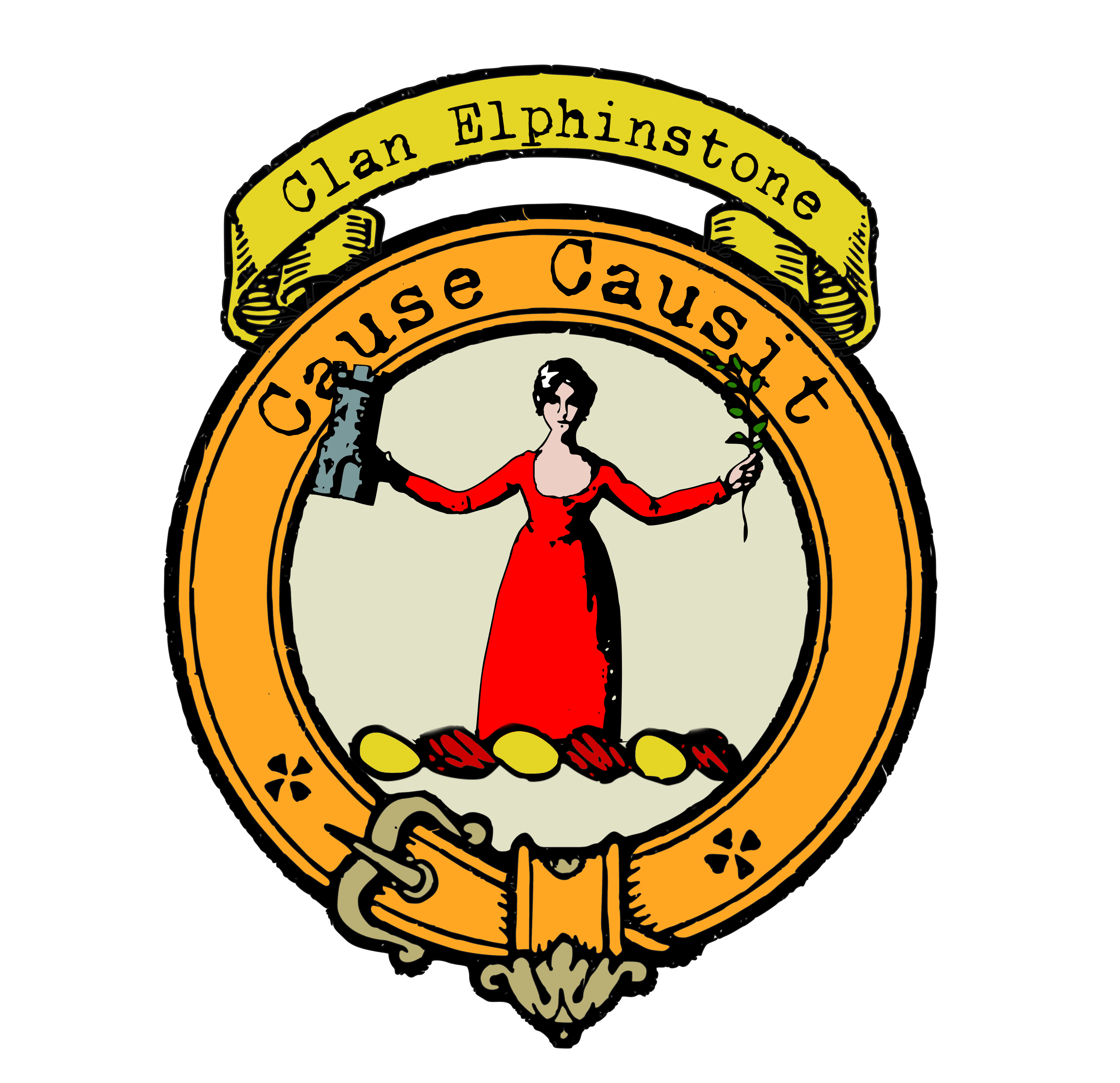 Elphinstone Clan Crest Bagtown Clans