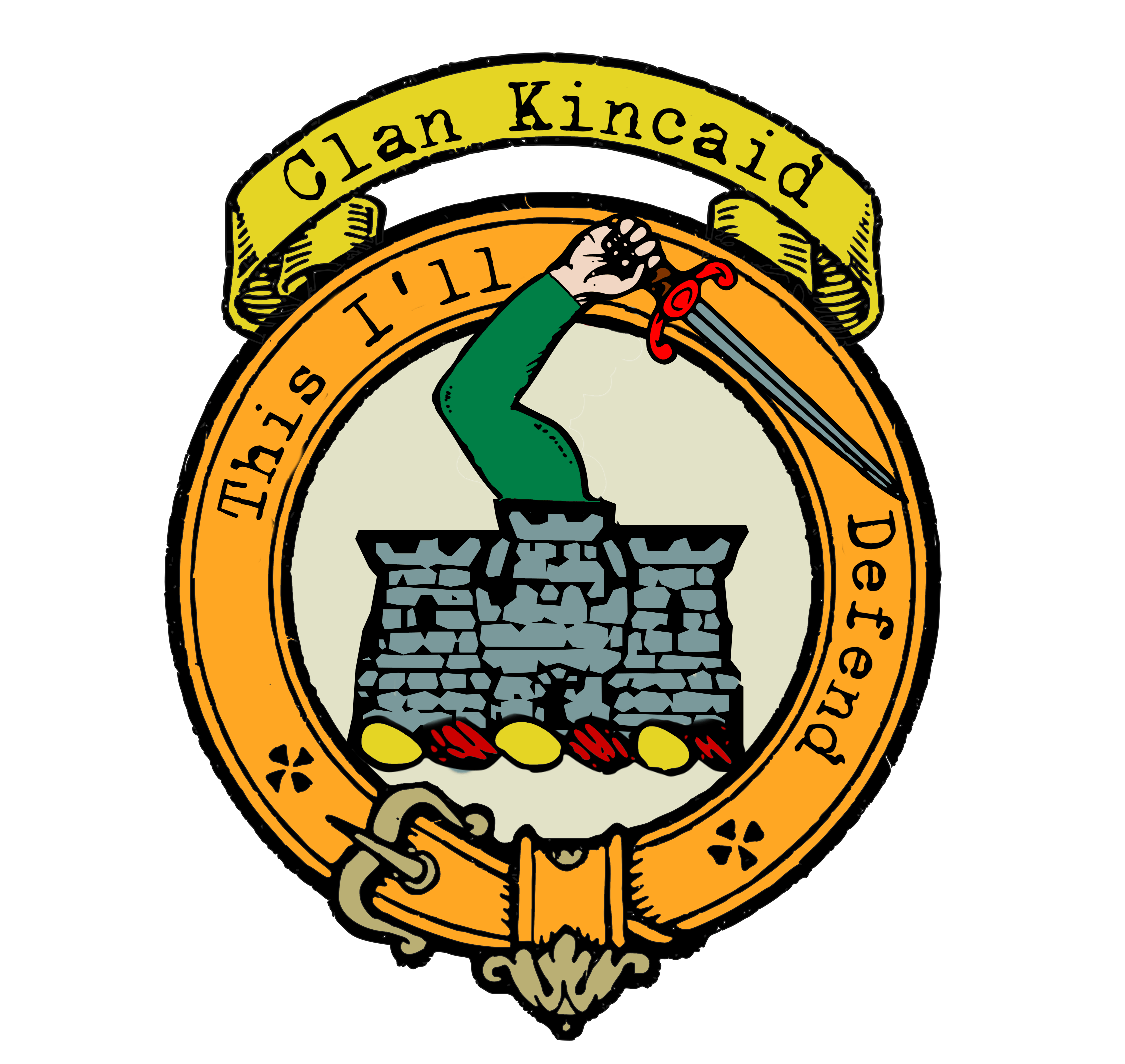 Kincaid Clan Crest Bagtown Clans