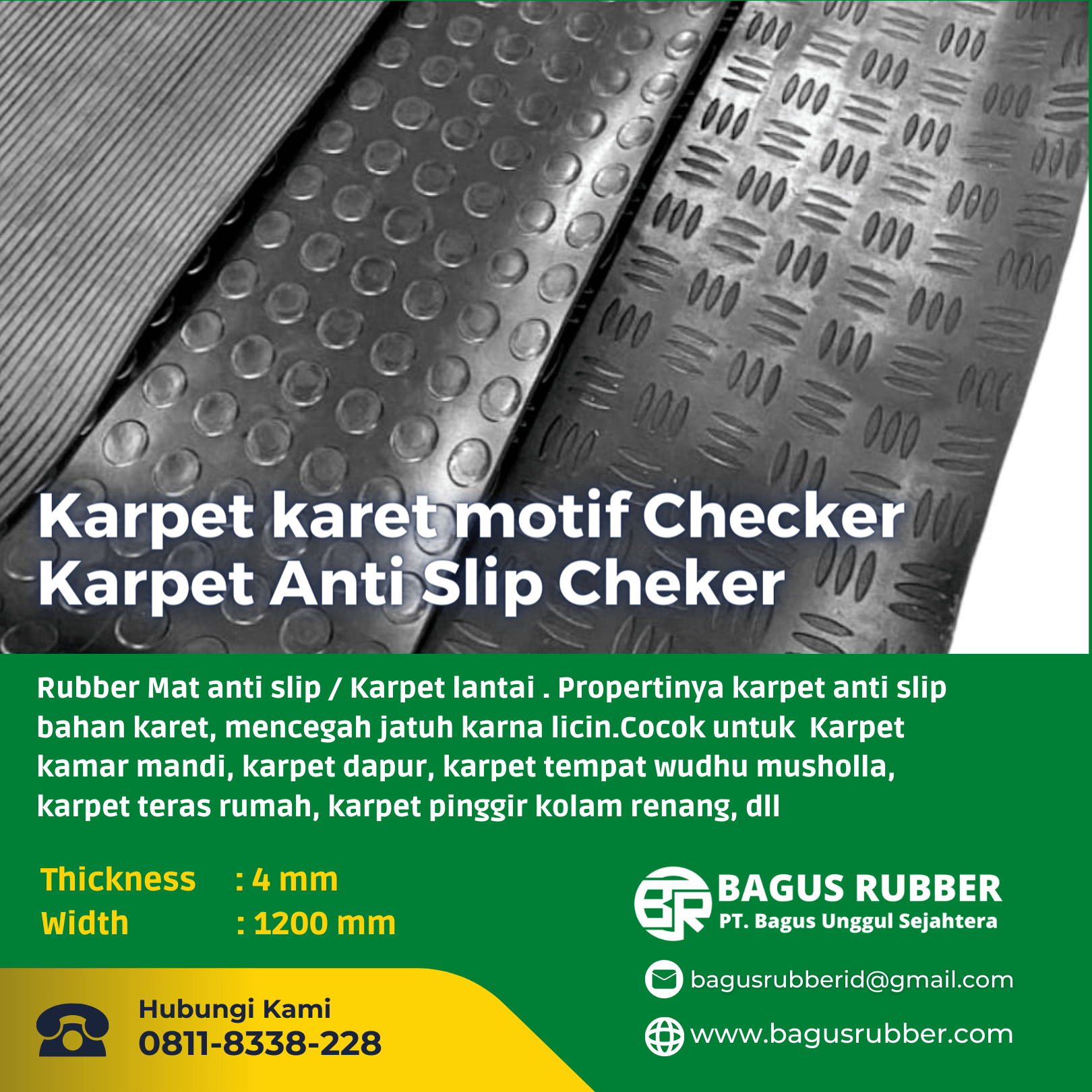 ANTISLIP RUBBER MAT Bagus Rubber