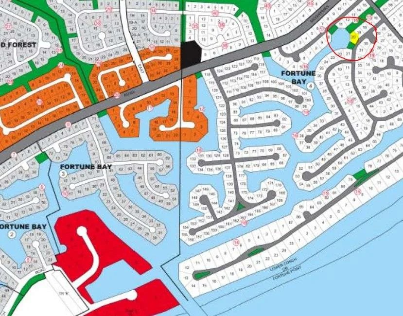 Fortune Bay Canal Lot for Sale