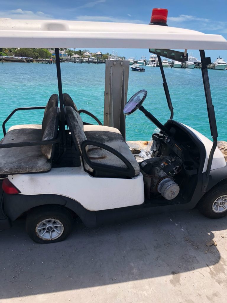Old beatup golf cars to patrol Briland by the RBPF? 1.7