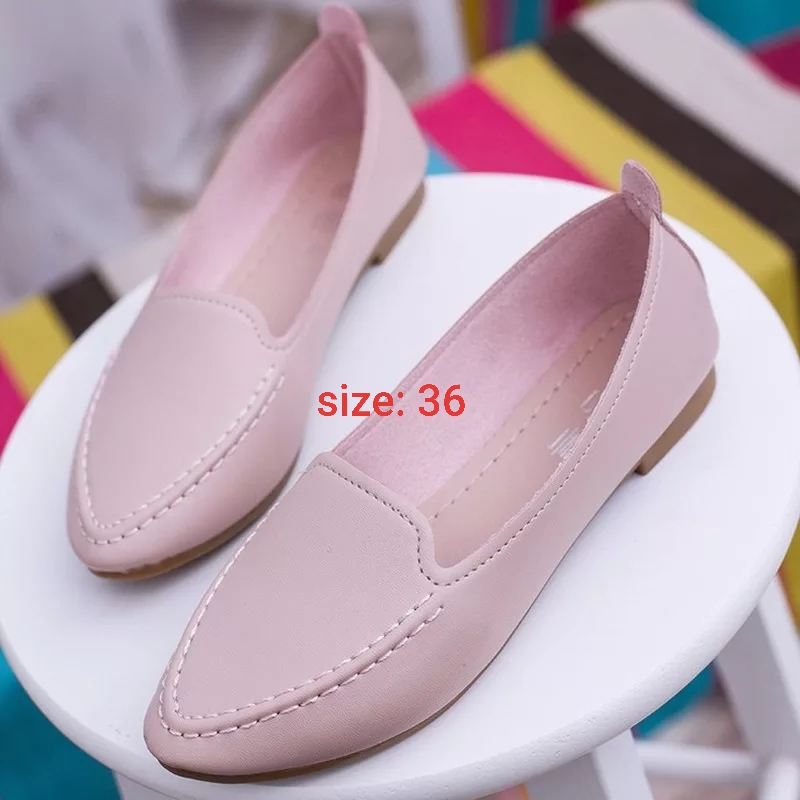 Flat Shoes Korean Pink Bahrain Online Shopping