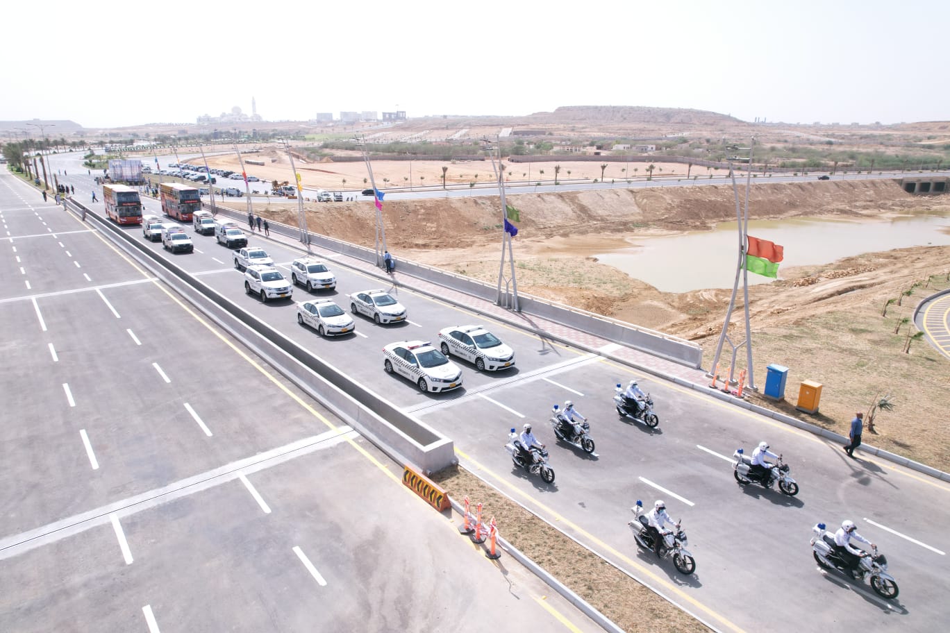 Bahria Town Karachi Opens a Six Lane Langeji Bridge for Public