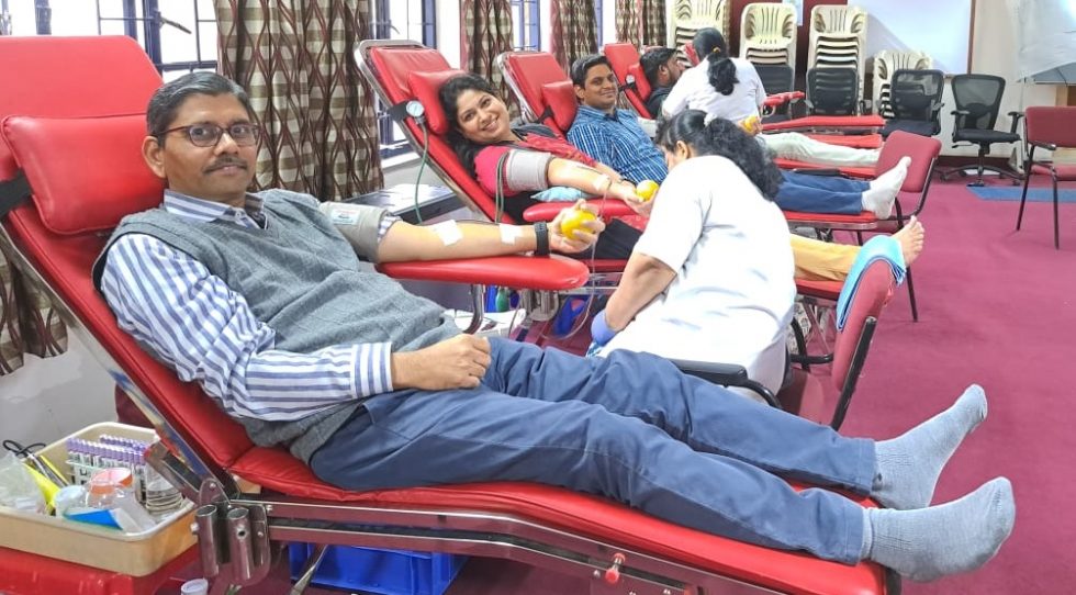 Blood Donation Camp organised at BAIF Pune Head Office BAIF
