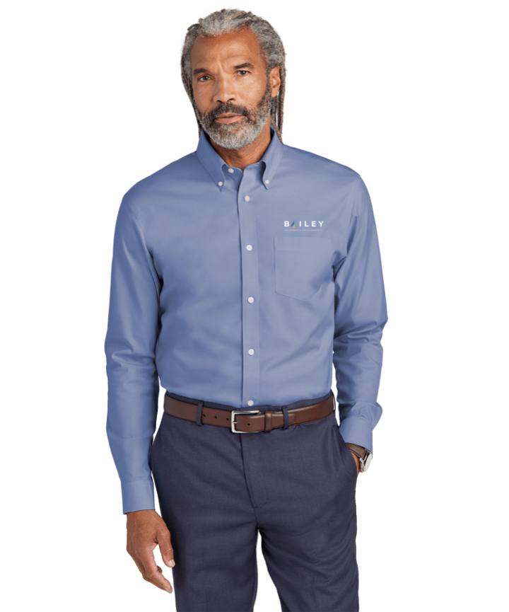 Brooks Brothers® Wrinkle-Free Stretch Pinpoint Shirt – Bailey Company Store