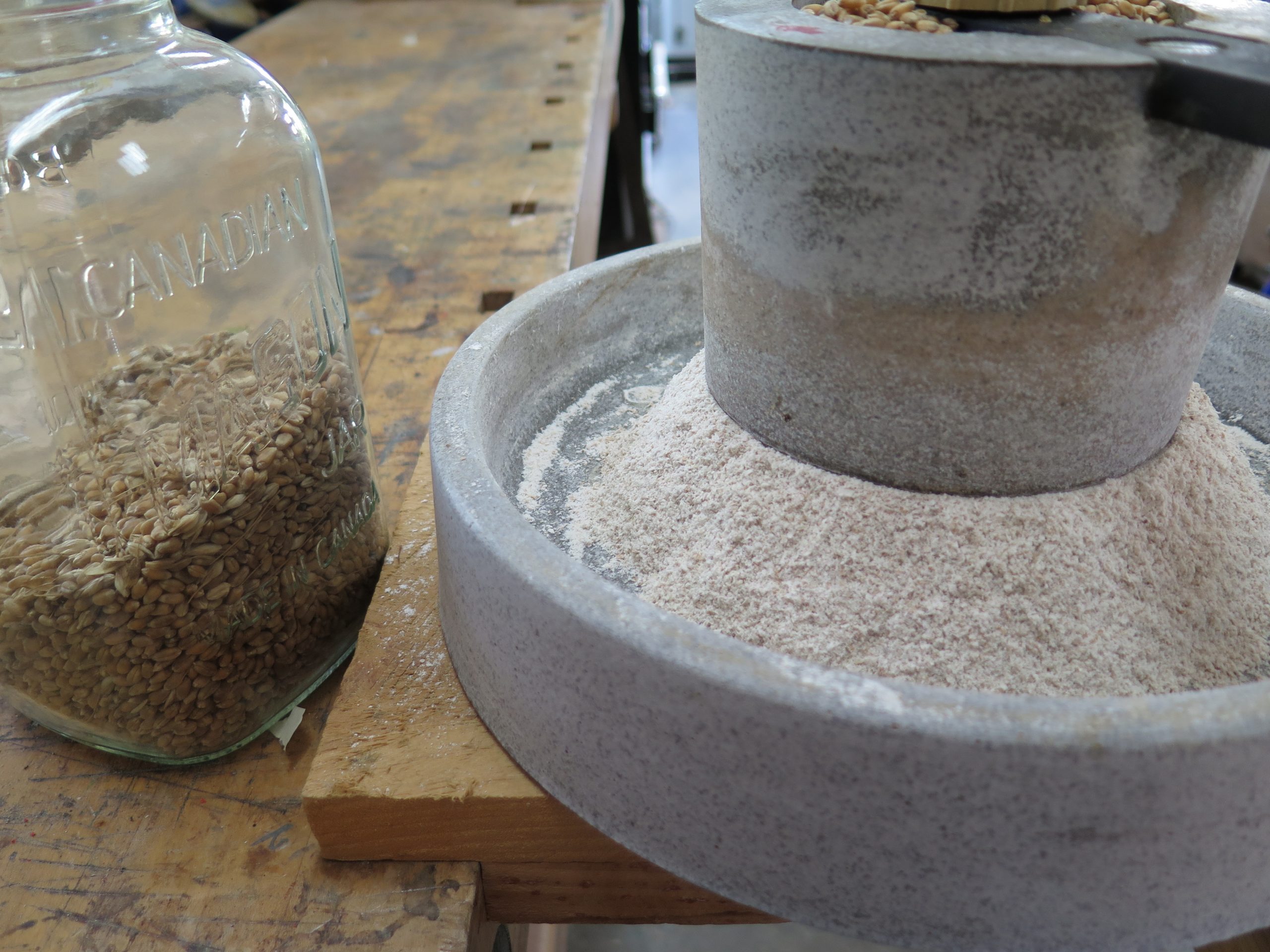 How to Grind Wheat With a Hand Mill