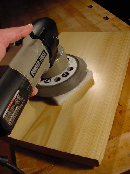 How can I apply a smooth finish on indoor wood?