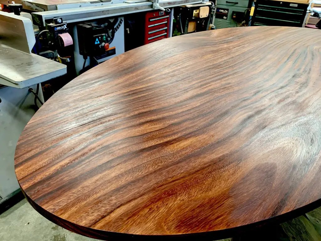 How to Finish a Wooden Table Top baileylineroad