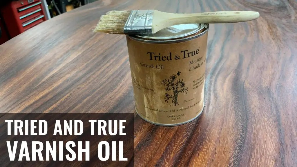 HOW TO BUILD A TABLE Tried and True Varnish Oil Finish