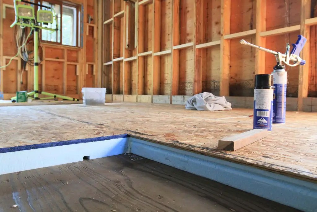 Installing Floor Insulation & Finished Flooring Baileylineroad