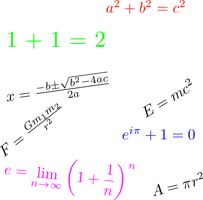 Equations in graphics editor, LaTeX/Inkscape bainite