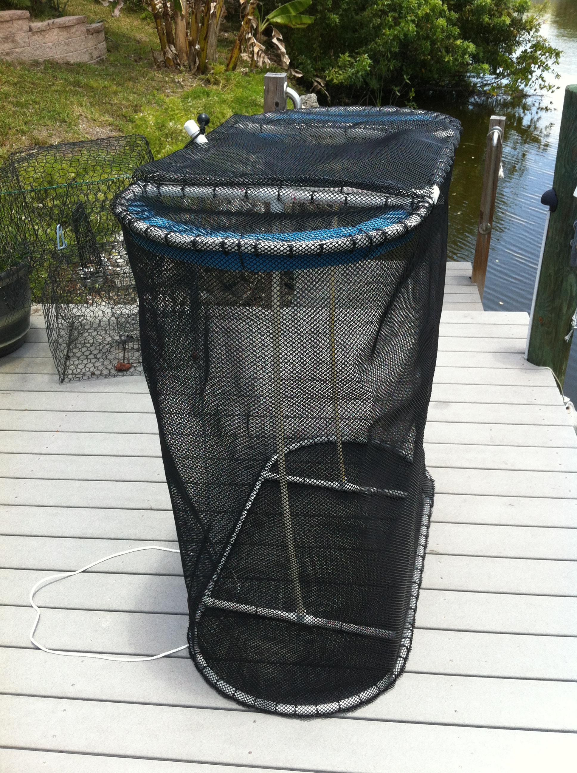 Fishing Live Bait Pen 4′ x 4′ x 2′ Bait Baskets LLC
