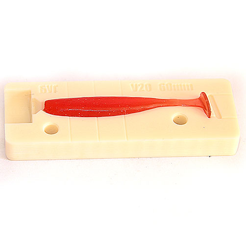 Soft plastic fishing lure mold. Fishing soft rubber lure molds
