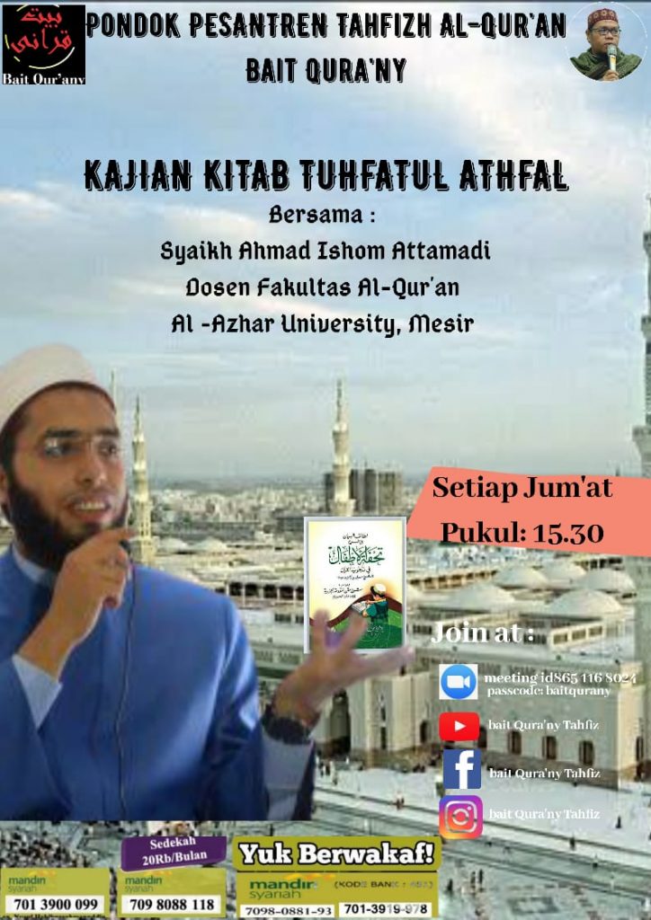 Santri Bait Qur'any Belajar Kitab Matan Tuhfatul Athfal