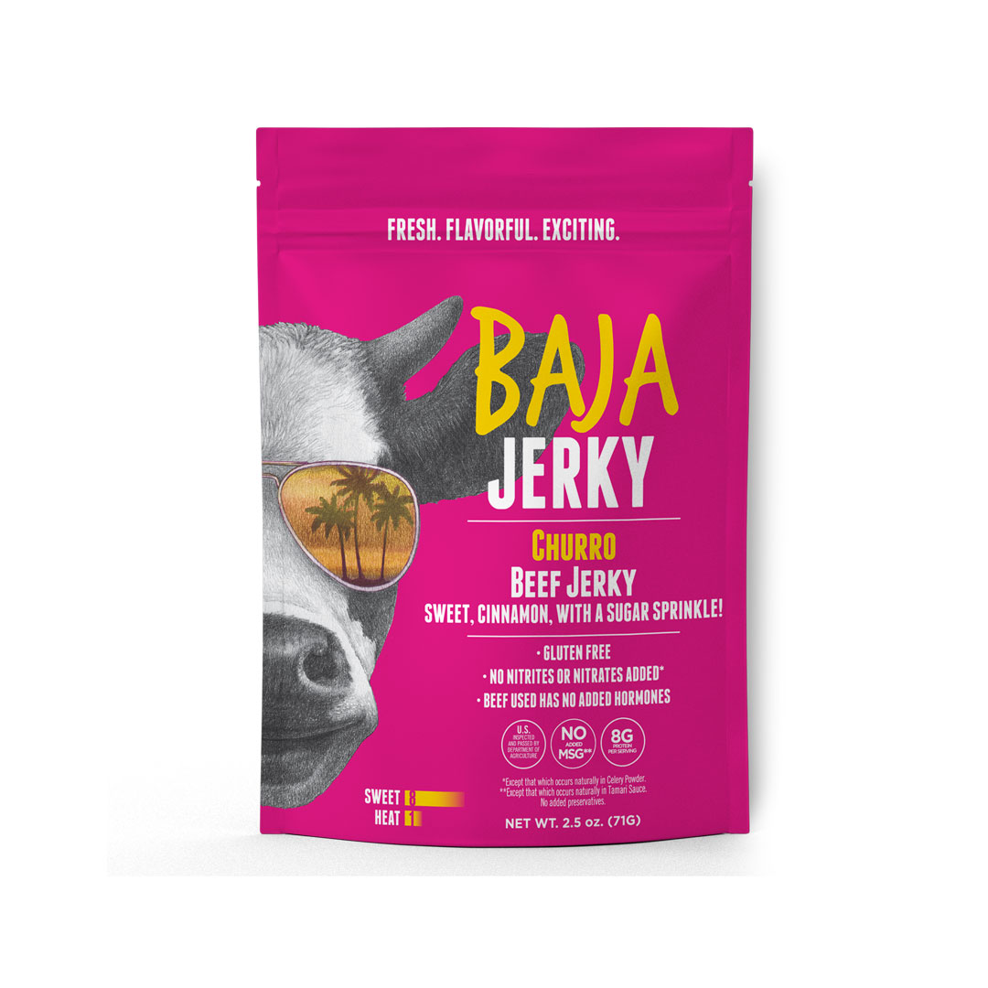 Baja Vida AllNatural Nitrate Free Beef Jerky, Organic Dried Mangos