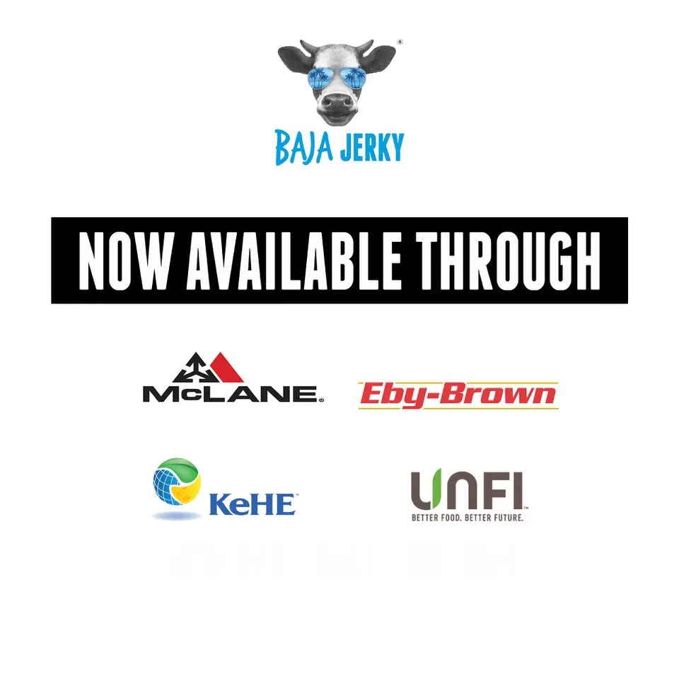 Baja Jerky teams up with KeHE, UNFI, and EbyBrown Baja Vida