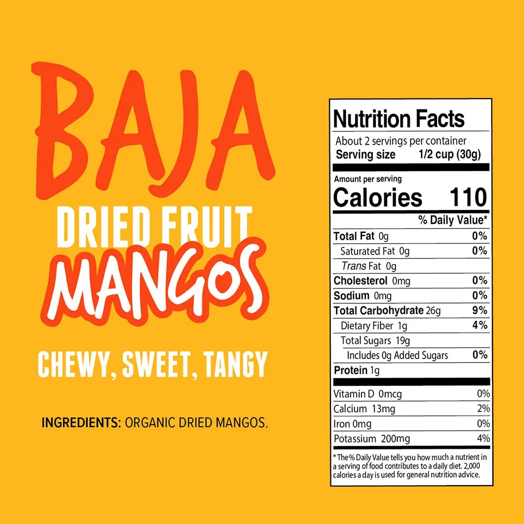 Dried Mango Snacks Perfectly Chewy and Naturally Sweet Baja Vida