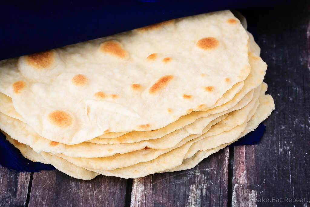 Homemade Tortillas Recipe from Bake.Eat.Repeat.