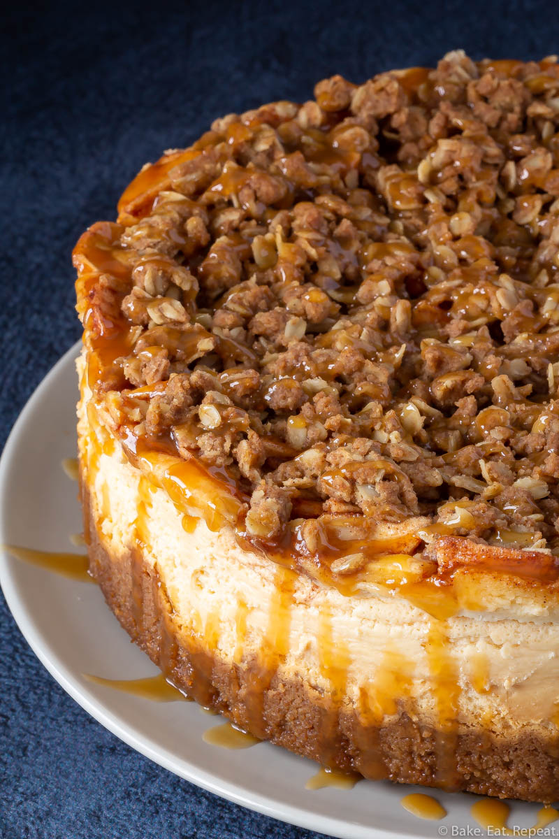 Apple Crisp Cheesecake Bake. Eat. Repeat.
