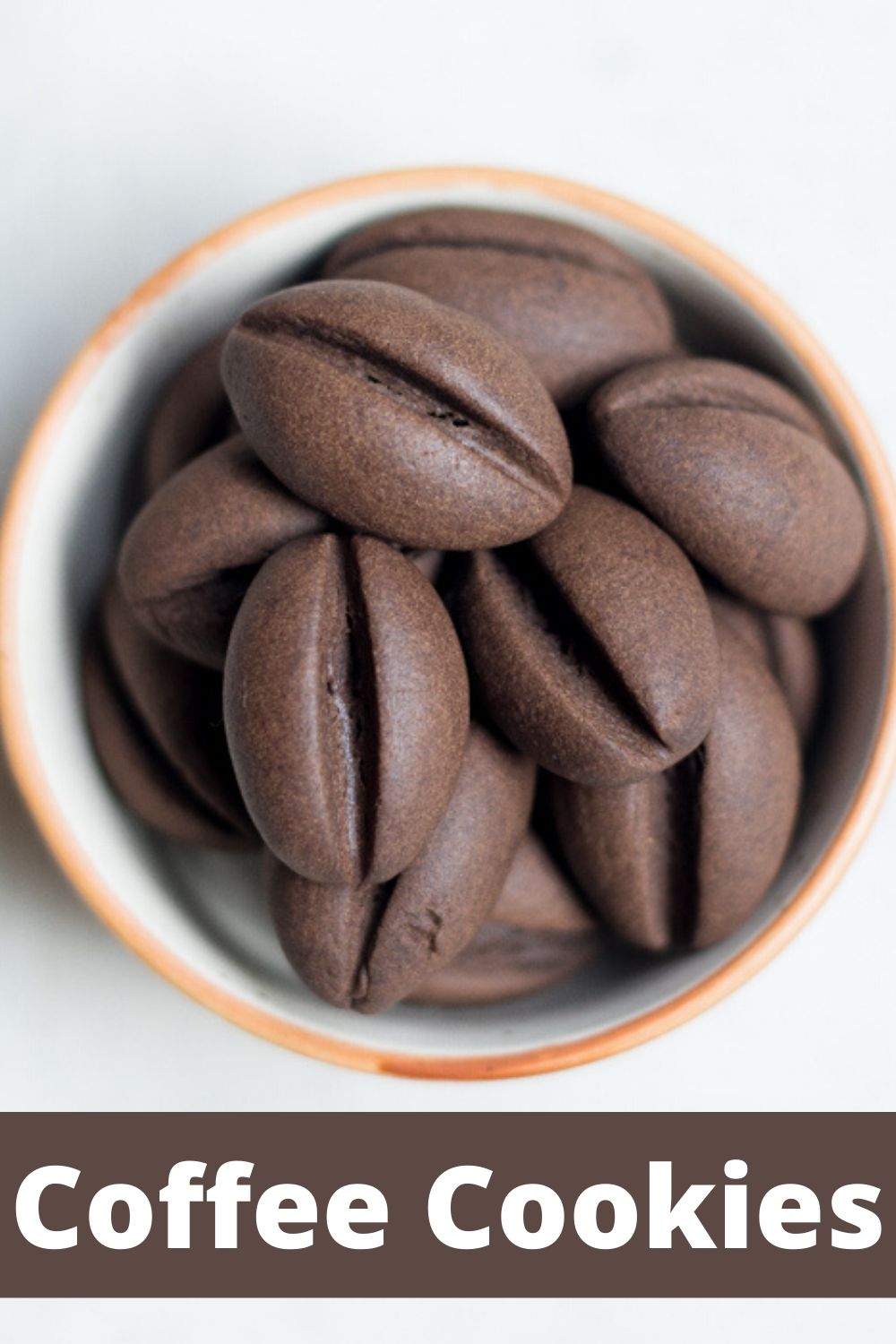 Coffee Cookies Foolproof no spread coffee bean cookies