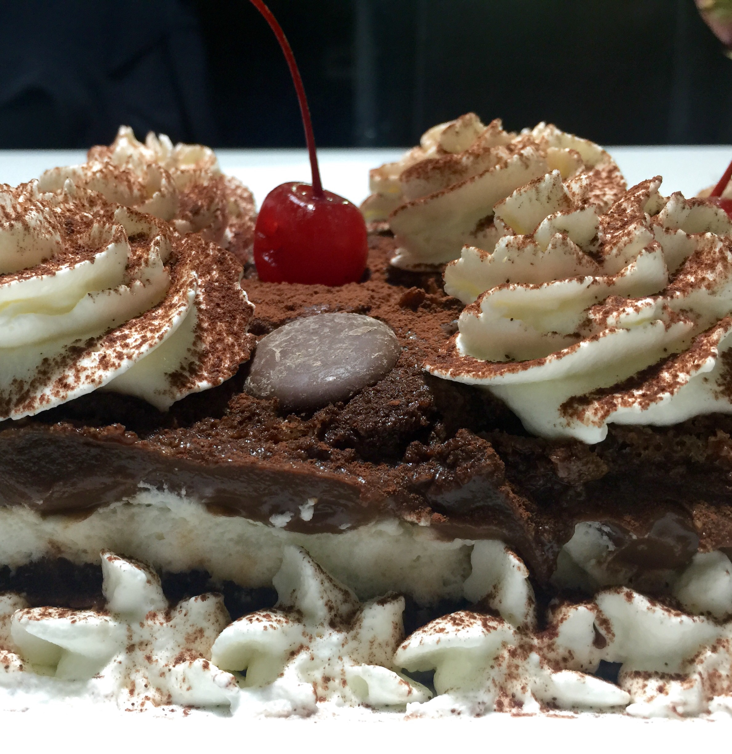 receitasnatal Pavê DESENFORMADO Floresta Negra (chocolate, chantilly e