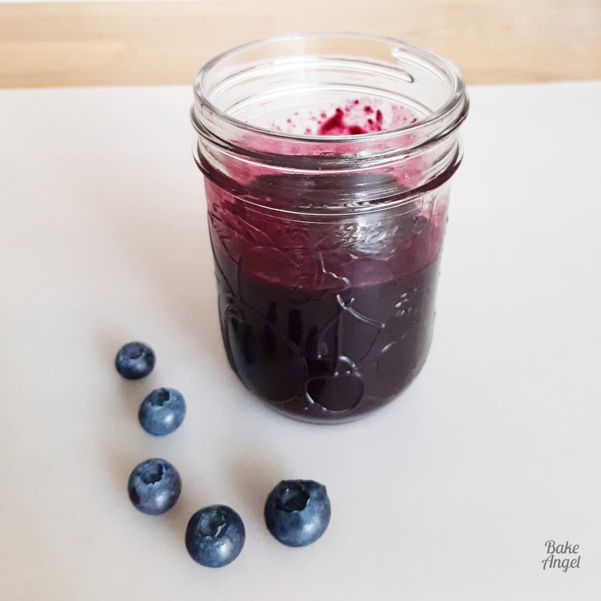 Easy 3 Ingredient Blueberry Compote Bake Angel