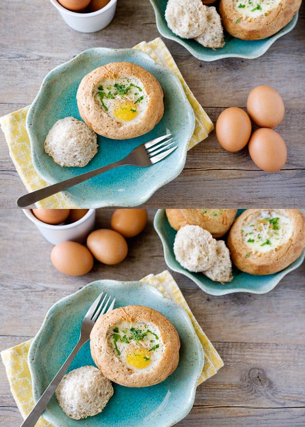 Land o' Lakes Eggs Baked in Bread Bowls Baked Bree