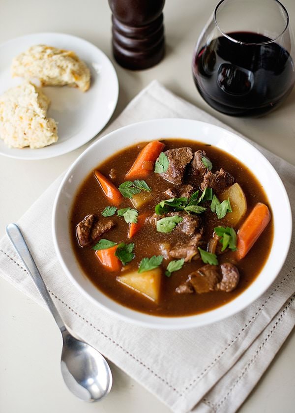 Beef Stew in Red Wine Sauce Baked Bree