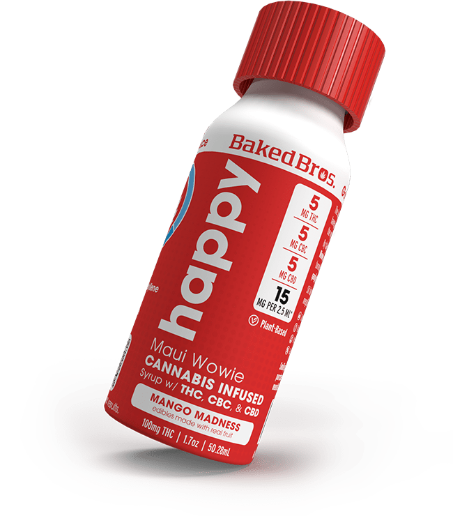 Happy Mango Syrup THC Syrup Baked Bros