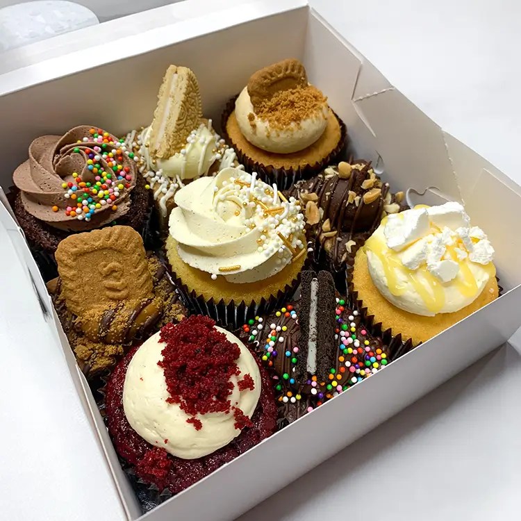 Mixed Cupcake & Brownie Box Brisbane Pick Up & Delivery