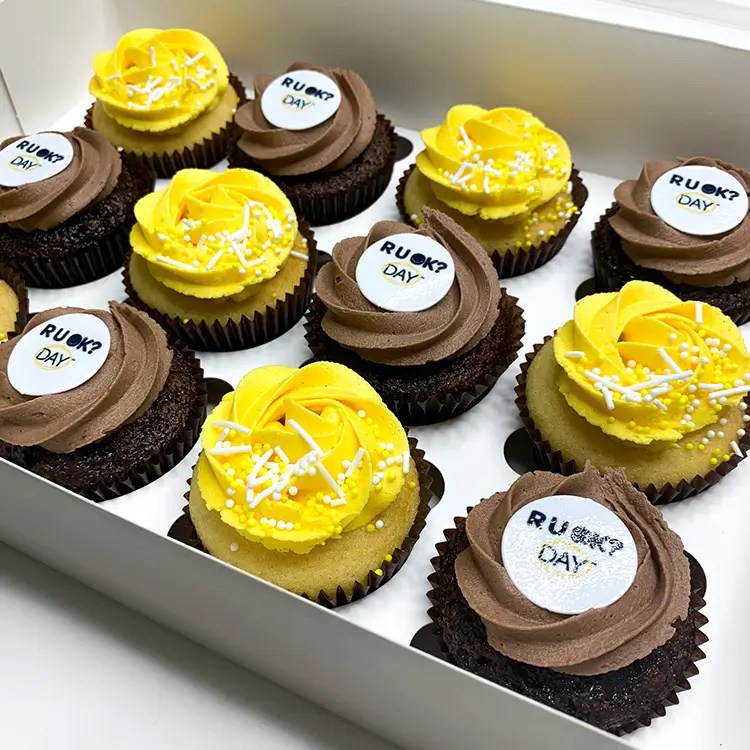 R U OK? Day Cupcakes Brisbane Pick Up & Delivery