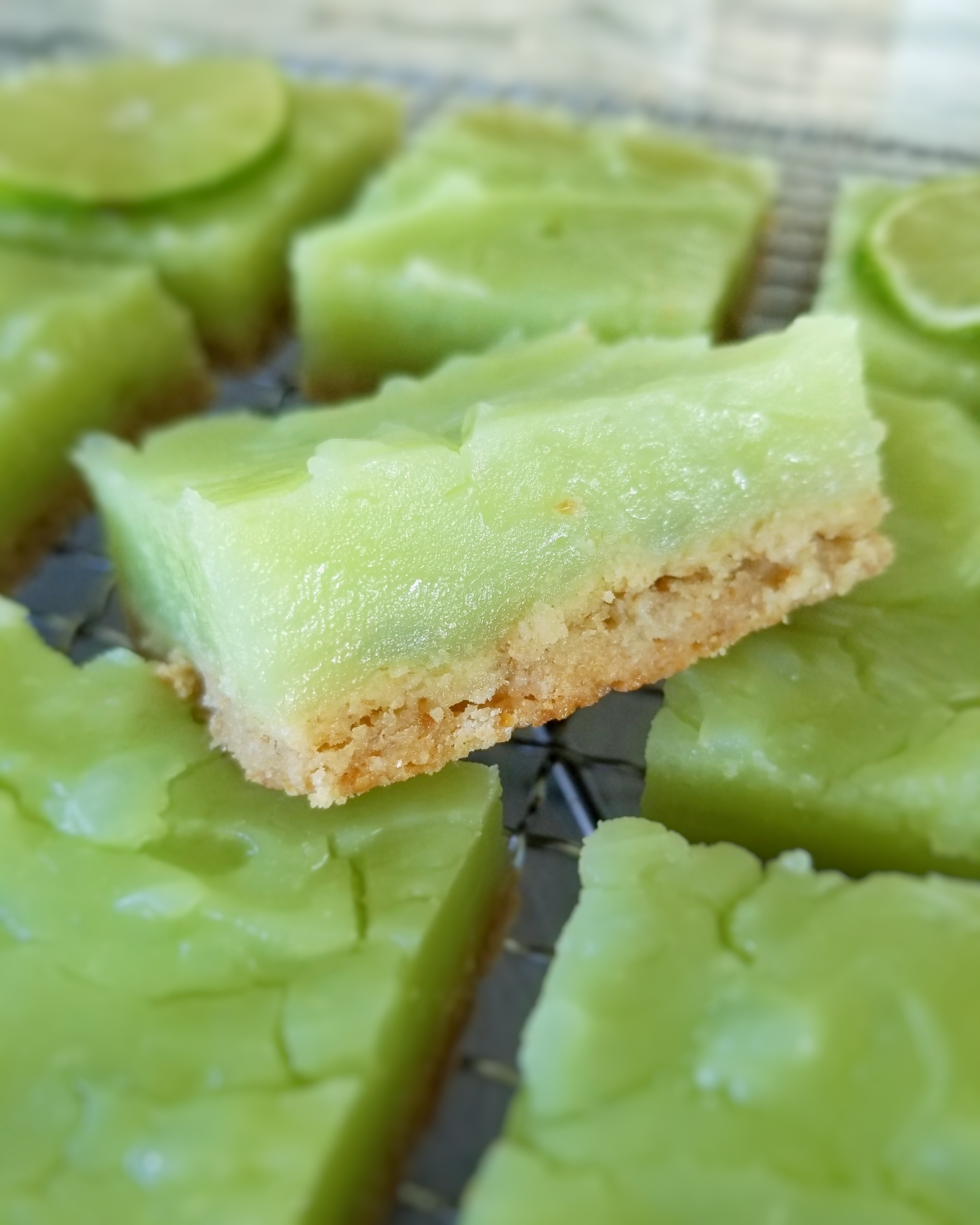 Lime Bar (Gluten Free & Vegan) Baked by Shae