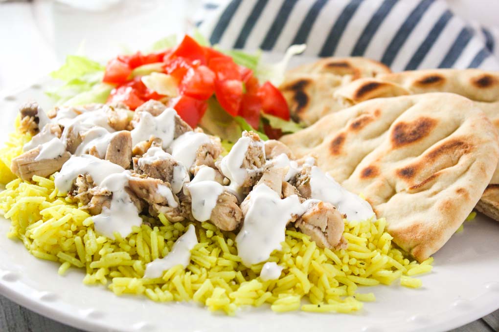 The Halal Guys Chicken & Rice with White Sauce