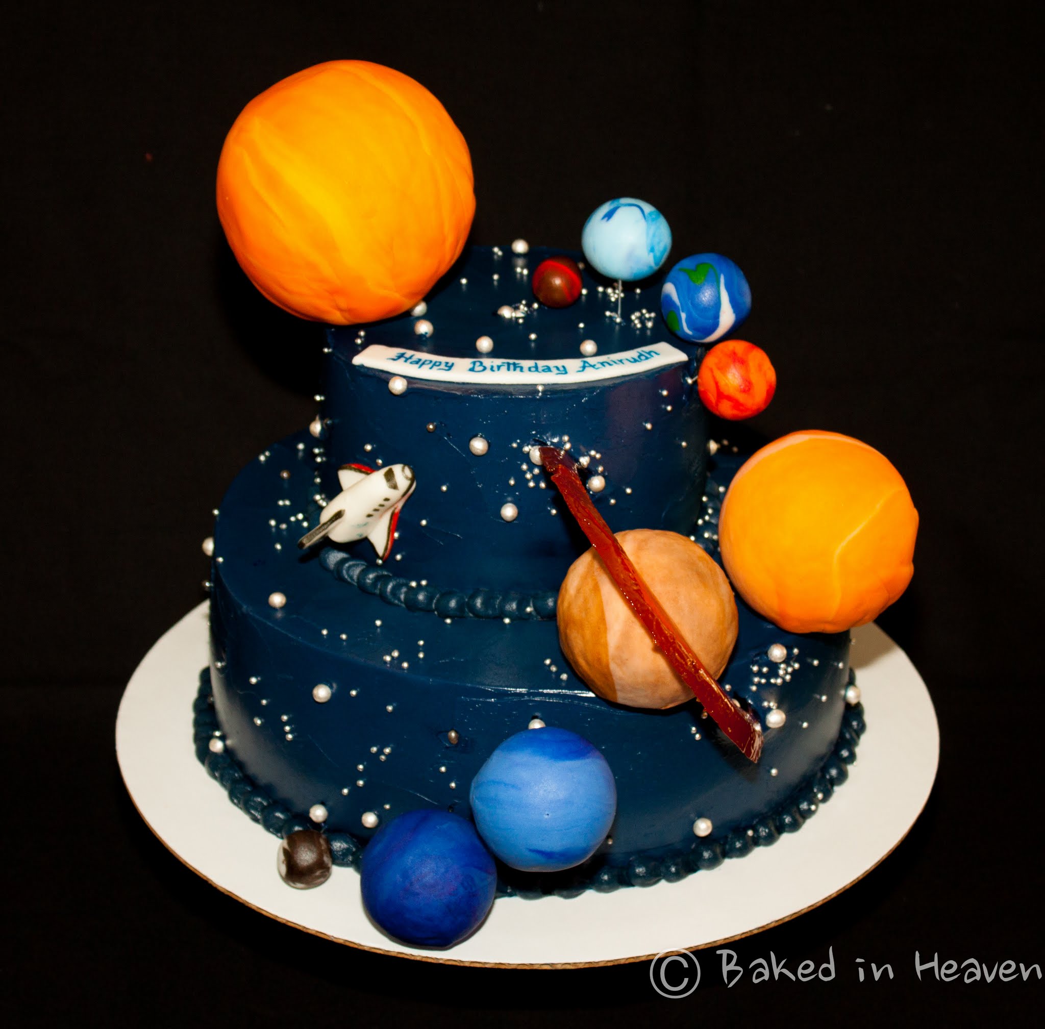 Solar System cake Baked In Heaven