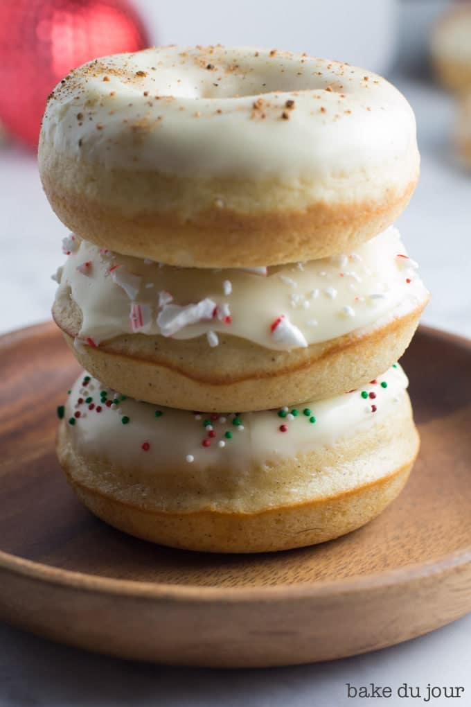 Double Eggnog Doughnuts Bake du Jour