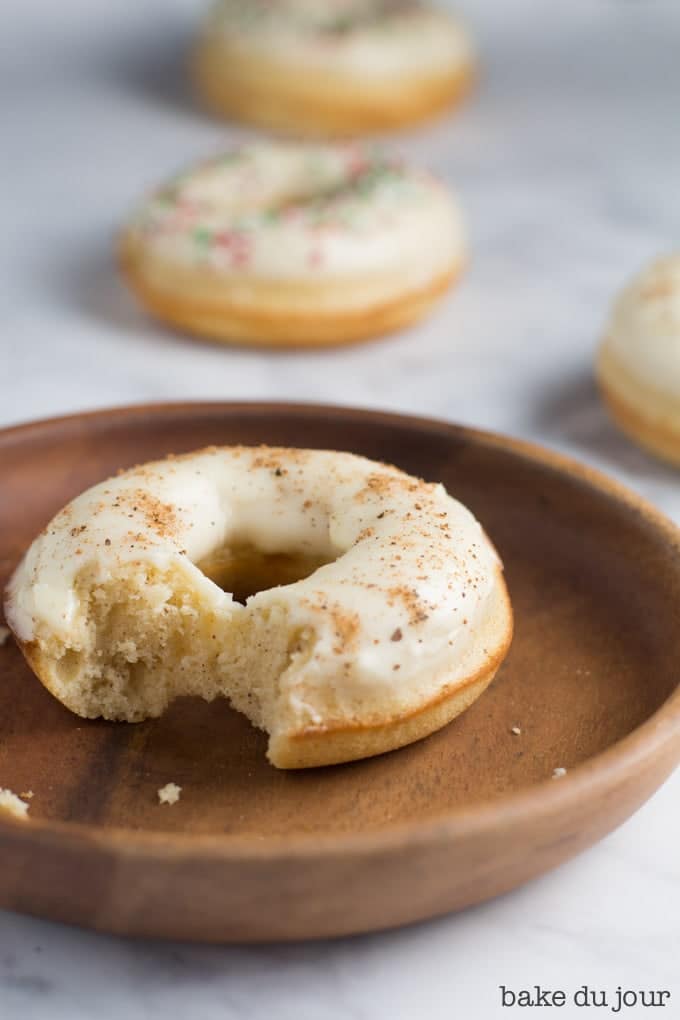 Double Eggnog Doughnuts Bake du Jour