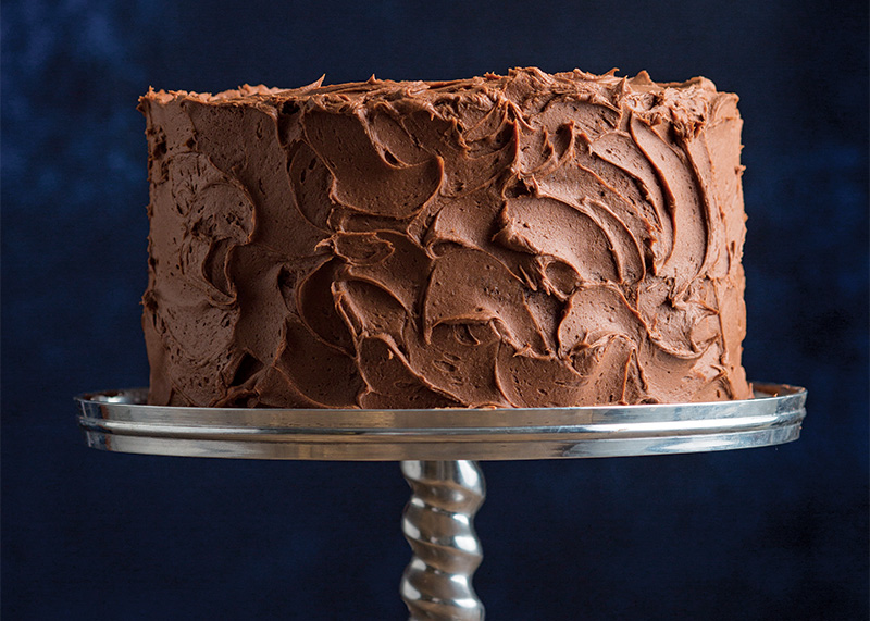 Devil’s Food Cake with ChocolateButtermilk Frosting Bake from Scratch