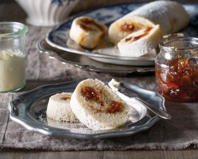 English Breakfast Orange Marmalade Roly Poly Bake from Scratch